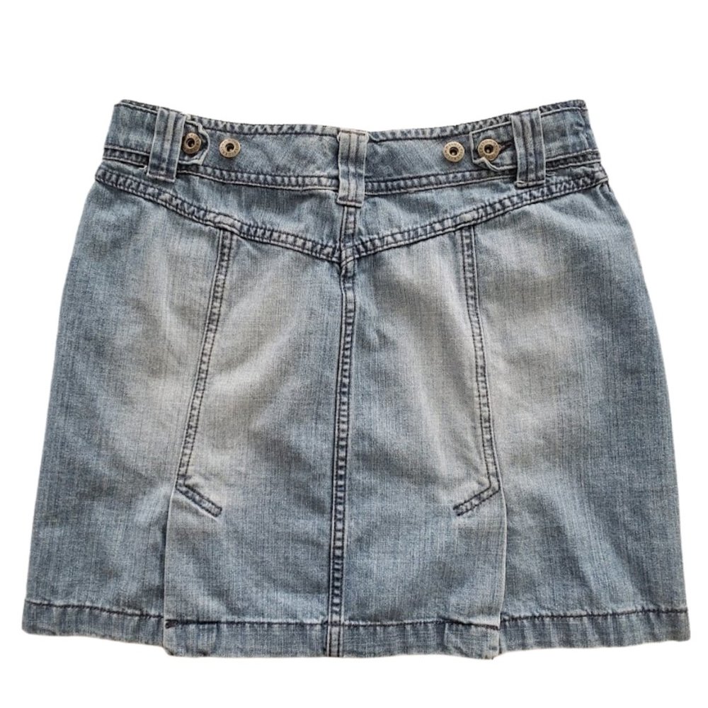 Tommy Hilfiger Vintage Short Mini Jean Skirt, Good Shape! No Flaws. SZ: 10 - Picture 2 of 11